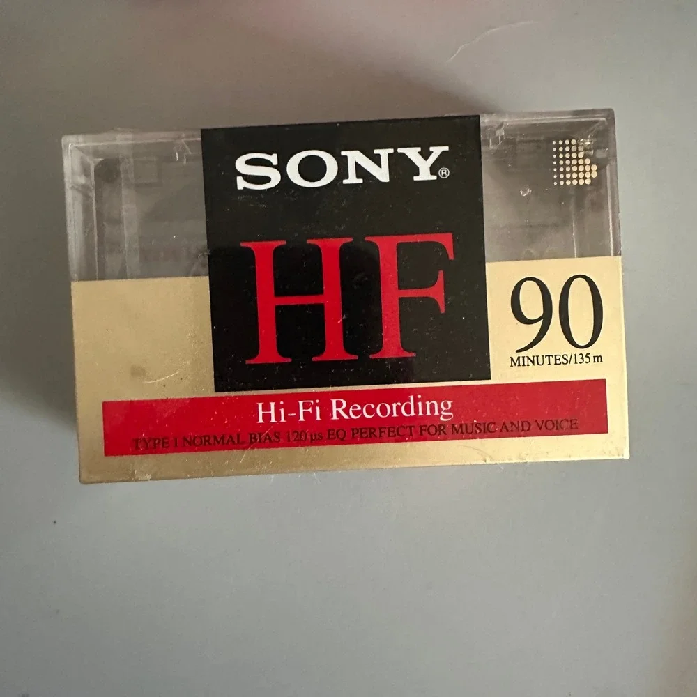 Lot of 5 Blank Cassette Tapes Sony HF 90 TDK CD Power 90 Type I Type II Sealed